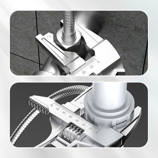 Clé à évier réversible avec ouverture de mâchoire de 6 à 68 mm