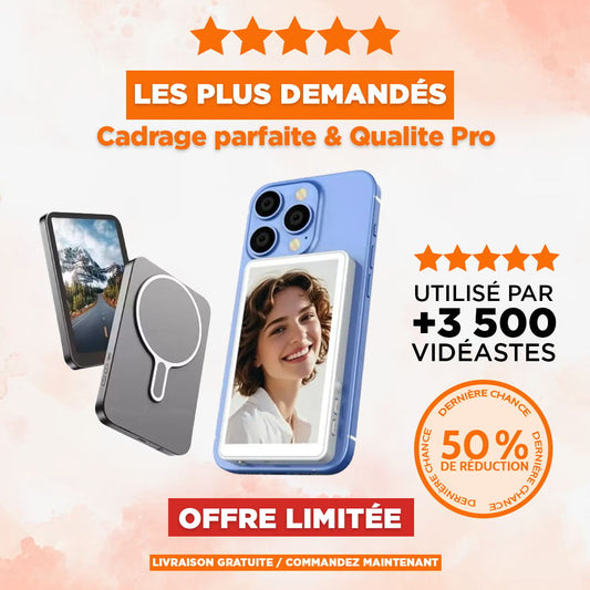 MagView | Moniteur miroir pour filmer avec la caméra arrière