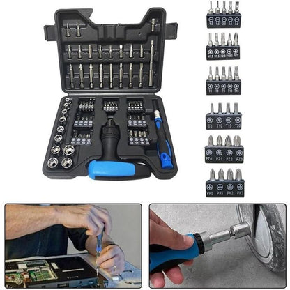 مجموعة مفكات براغي 63 قطعة