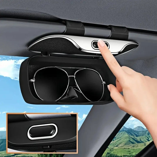 Multifunctional car sunglasses case
