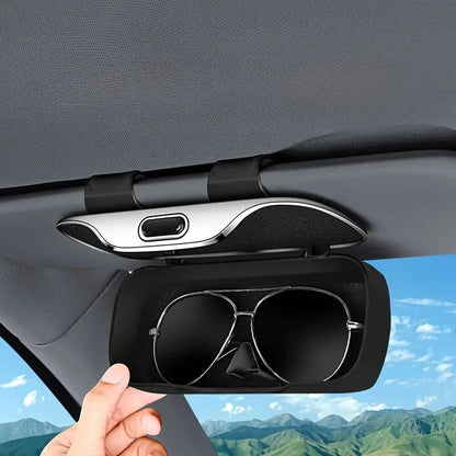 Multifunctional car sunglasses case