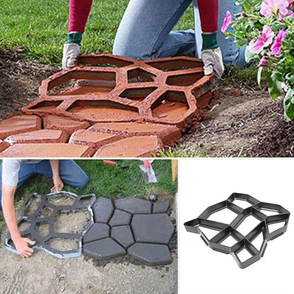 Moule de chemin en béton