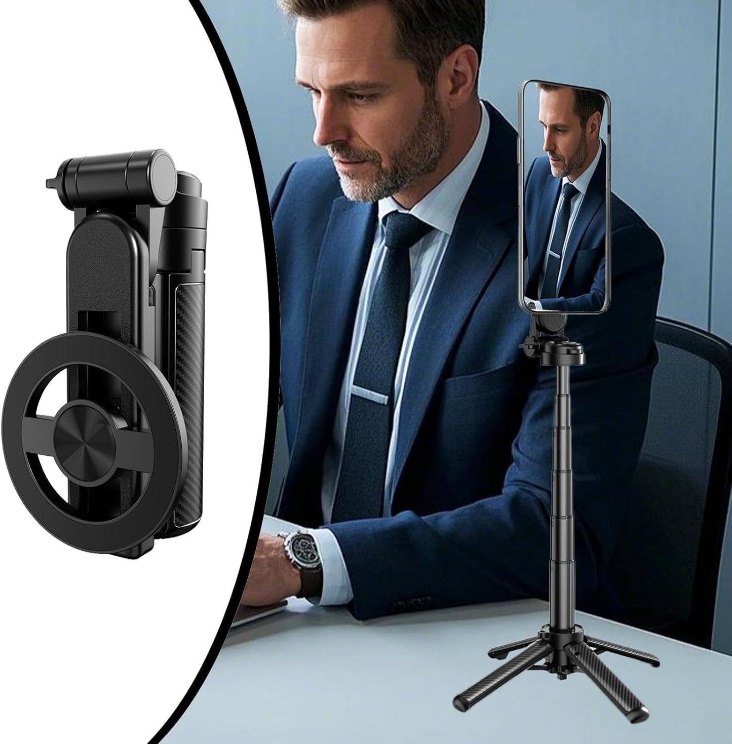 mini perche à selfie magnétique