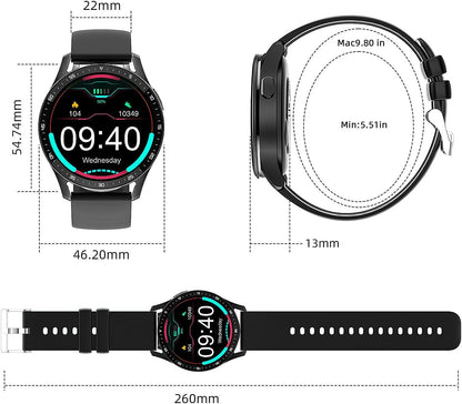 ساعة ذكية مع سماعات مدمجة