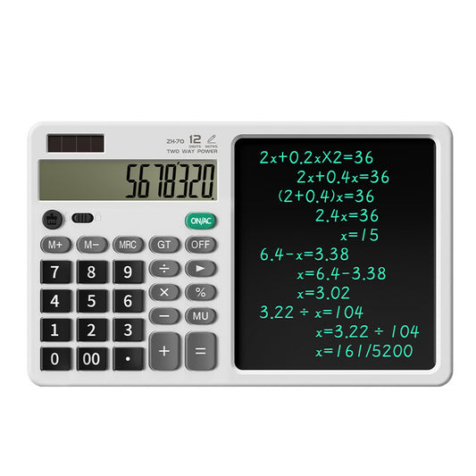 Calculatrice scientifique portable avec tablette d'écriture