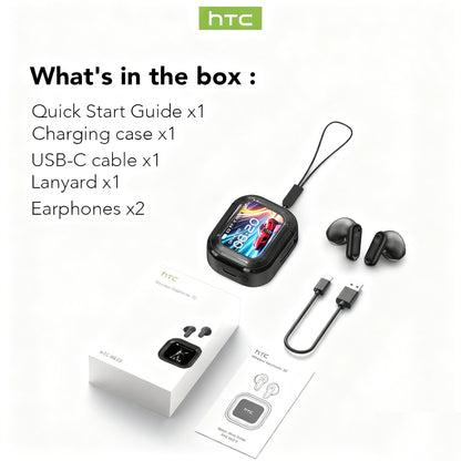 Écouteurs avec traducteur AI et écran intelligent